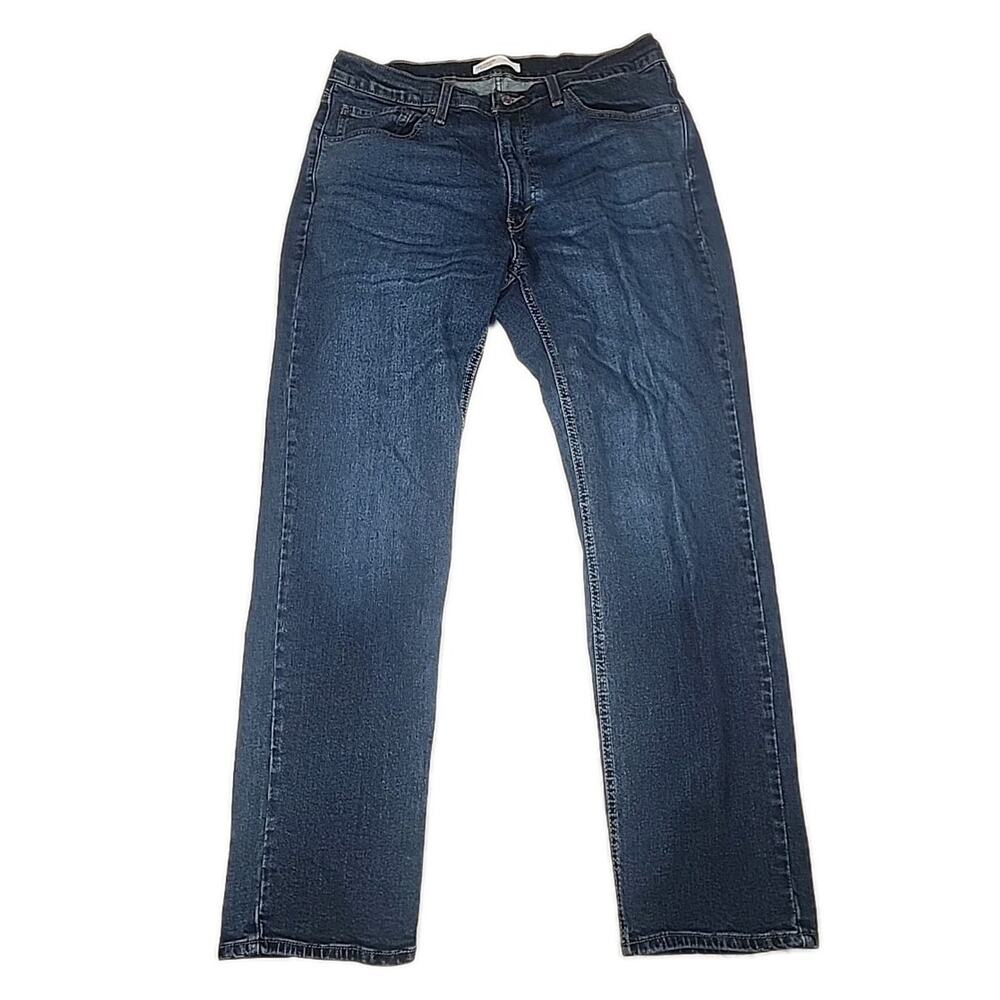 Signature Levi Strauss Jeans Mens 34x31 Blue Athletic Denim Relaxed Fit